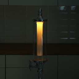 Башня пивная «Петронас», 3 л, колба для льда, с подсветкой, 2 батарейки AG3, пластик, металлик