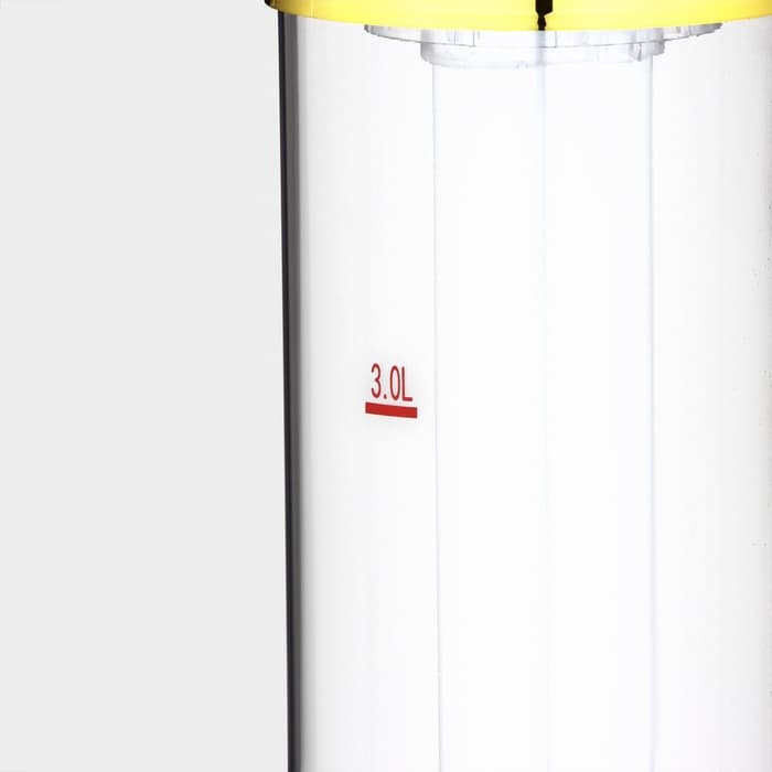 Башня пивная «Петронас», 3 л, колба для льда, подсветка, 2 батарейки AG3, пластик, золотистая