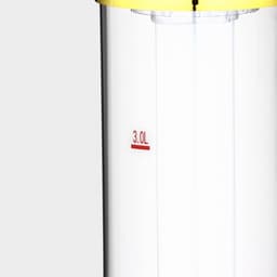 Башня пивная «Петронас», 3 л, колба для льда, подсветка, 2 батарейки AG3, пластик, золотистая