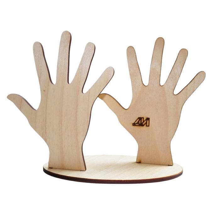 Подставка для игрушек Деревянные Игрушки «Пальчиковый театр. Ручки»