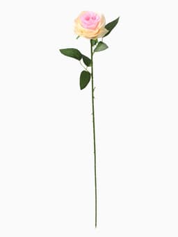 Цветы искусственные «Роза Глория», 9×60 см, кремовые