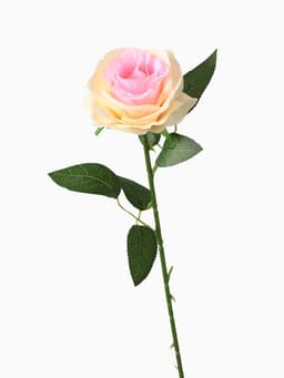 Цветы искусственные «Роза Глория», 9×60 см, кремовые