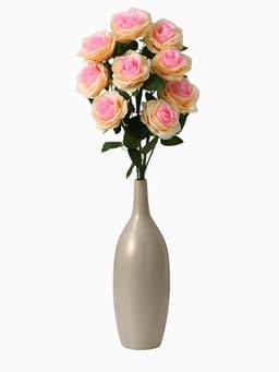 Цветы искусственные «Роза Глория», 9×60 см, кремовые