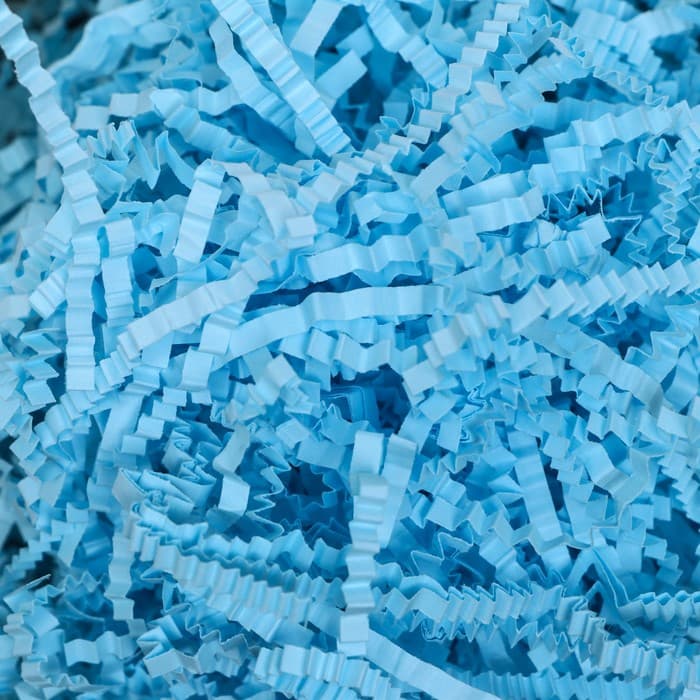 Наполнитель бумажный для подарков, голубой, 50 г