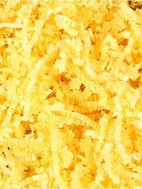 Наполнитель бумажный для подарков, жёлтый, 50 г