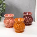 Аромалампа для эфирных масел «Нарцисс», керамика, 7.5×7×7 см, МИКС