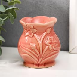 Аромалампа для эфирных масел «Нарцисс», керамика, 7.5×7×7 см, МИКС