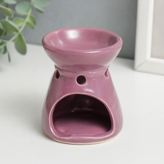 Аромалампа для эфирных масел «Виноградная лоза», керамика, 8×6.5×6.5 см, МИКС