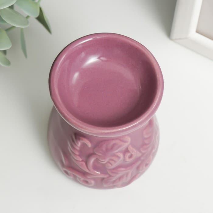 Аромалампа для эфирных масел «Виноградная лоза», керамика, 8×6.5×6.5 см, МИКС