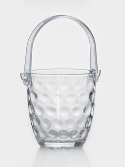 Ведро для льда «Верона», 700 мл, с щипцами, стекло, прозрачное