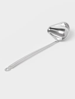 Ложка для соуса «Поварская. Профи», 75 мл, ручка 23 см, толщина 1.2 мм, цельнотянутая ручка. нержавеющая сталь, серебристая