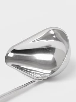 Ложка для соуса «Поварская. Профи», 75 мл, ручка 23 см, толщина 1.2 мм, цельнотянутая ручка. нержавеющая сталь, серебристая