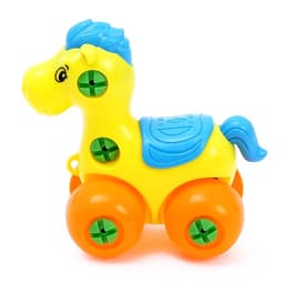 Конструктор для малышей «Лошадка», 15 деталей, МИКС