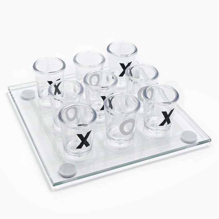 Настольная игра для взрослых «Пьяные Крестики-нолики», 13×13 см, 9 стопок