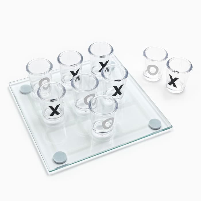 Настольная игра для взрослых «Пьяные Крестики-нолики», 13×13 см, 9 стопок