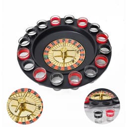 Настольная игра для взрослых «Алко-Вегас», алкогольная рулетка, 29×29 см, 16 рюмок, стопка 5×3.5 см