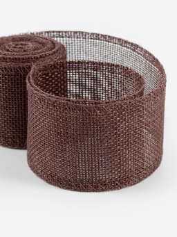 Лента текстильная, 50 мм, 4.5±0.5 м, коричневая