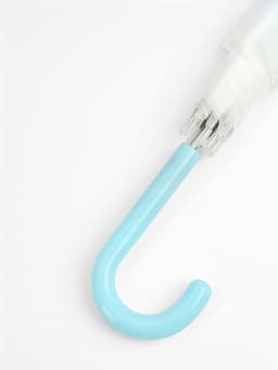 Зонт - трость детский «Градиент», полуавтоматический, 8 спиц, R=46/52 см, d=92 см, голубой