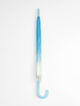 Зонт - трость детский «Градиент», полуавтоматический, 8 спиц, R=46/52 см, d=92 см, голубой