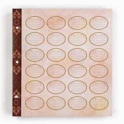 Родословная книга с рамкой под фото «Родословная книга», под дерево, 50 листов, 21.5×23.7 см