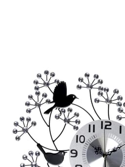 Часы настенные интерьерные большие «Букет», плавный ход, циферблат 22 см, 60×60 см