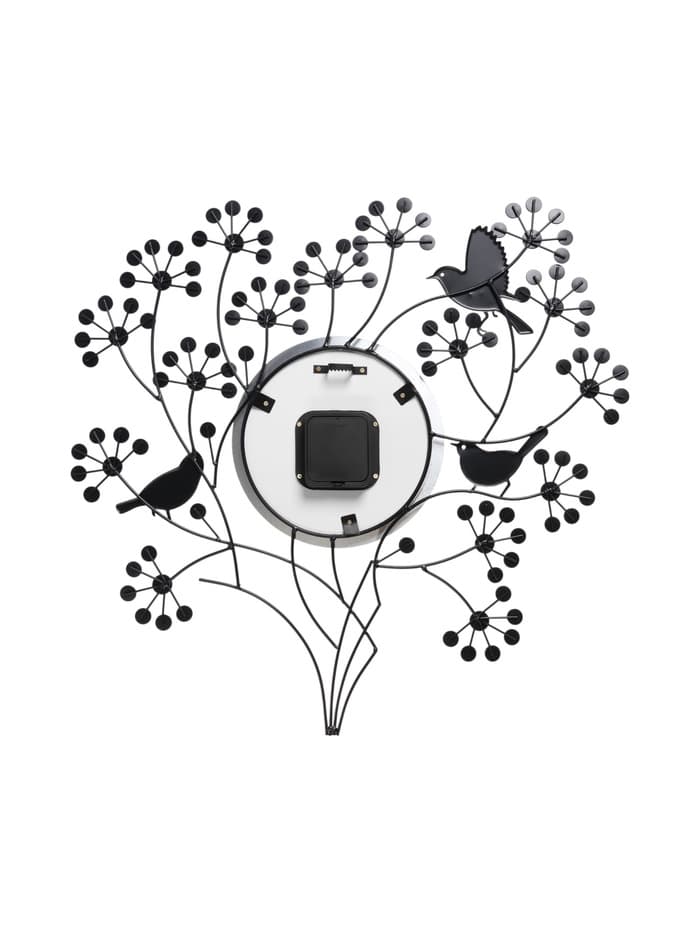 Часы настенные интерьерные большие «Букет», плавный ход, циферблат 22 см, 60×60 см