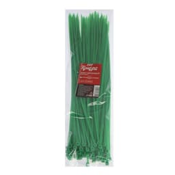 Хомут нейлоновый для стяжки, ТУНДРА, 3.6×300 мм, зеленый, 100 шт.