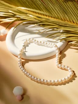 Бусы детские Выбражулька «Жемчужинки», 40 см, белые