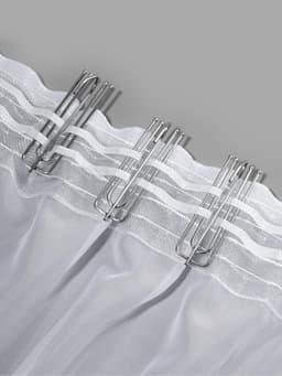 Крючок для штор, 70×25 мм, 10 шт., цвет серебряный