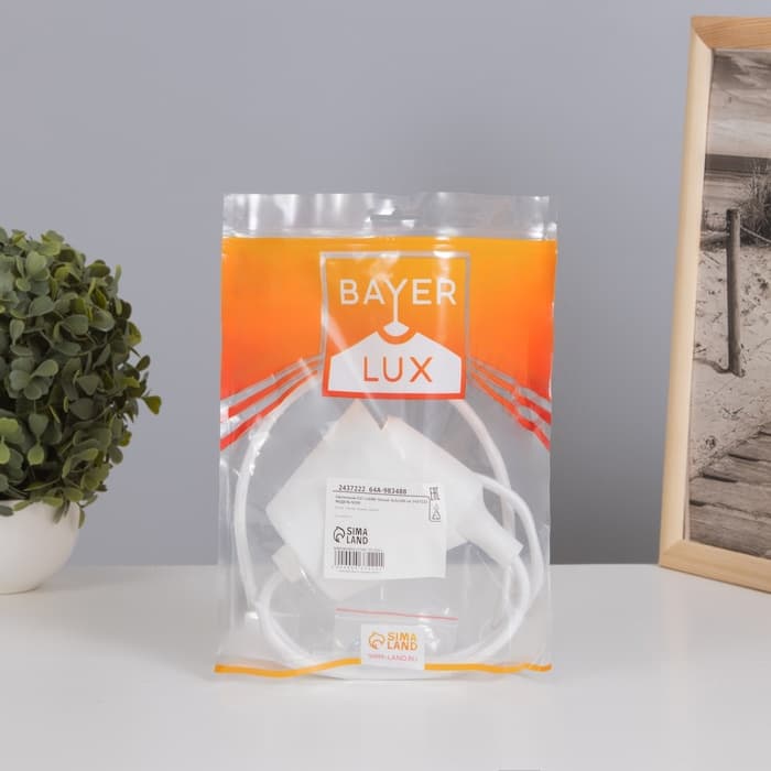Светильник BayerLux Подвес E27 1×60 Вт белый 3×3×100 см