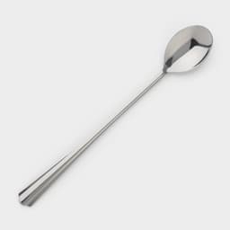 Ложка для коктейля «Новинка», длина 19.7 см, толщина 1.5 мм, упрощённой обработки, цвет серебряный