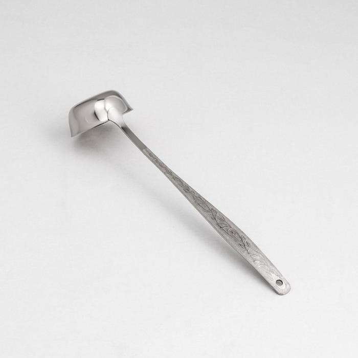 Половник «Уралочка», 50 мл, d=6.2 см, ручка 26.5 см, толщина 2 мм, нержавеющая сталь