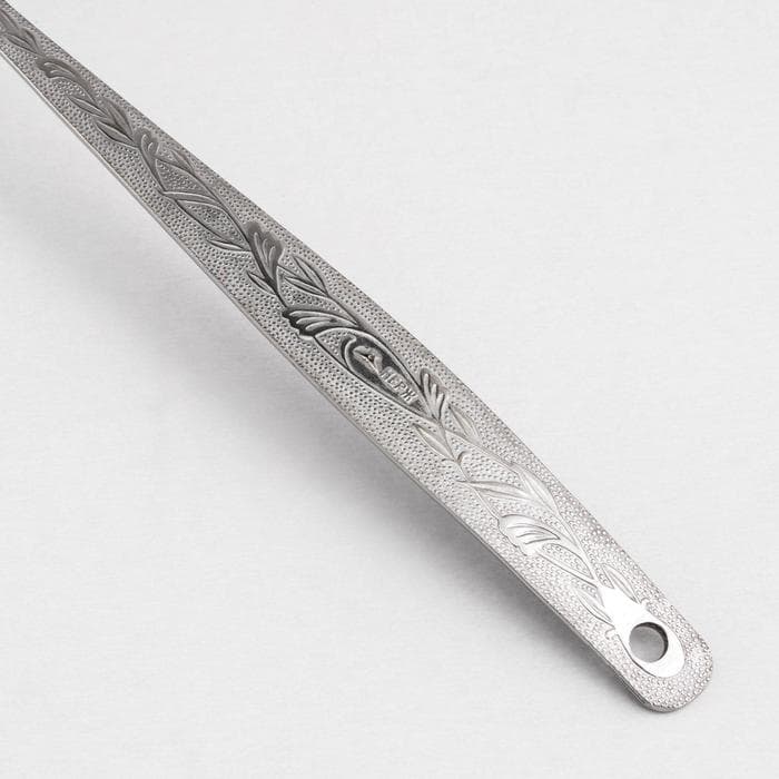 Половник «Уралочка», 50 мл, d=6.2 см, ручка 26.5 см, толщина 2 мм, нержавеющая сталь