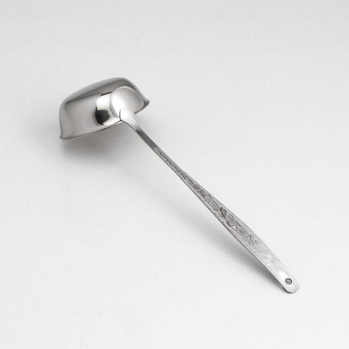 Половник кухонный «Уралочка», 150 мл, d=9 см, ручка 30 см, толщина 2.5 мм