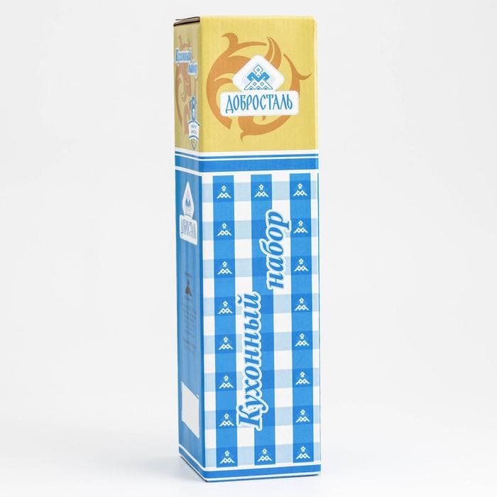 Кухонные принадлежности «Уралочка», длина 30 см, d=35 см, 6 предметов, нержавеющая сталь