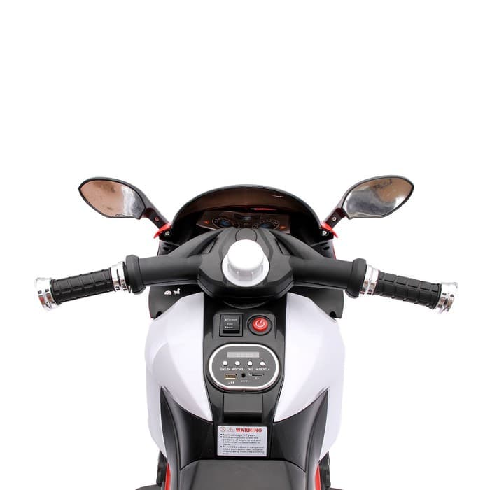 Электромобиль «Супер Байк», USB, свет, цвет красный