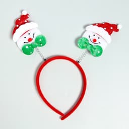 Ободок новогодний карнавальный «Снеговичок»