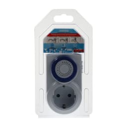 Таймер розеточный Smartbuy, механический, 3500 Вт, 48 вкл./выкл. сутки, интервал 30 мин