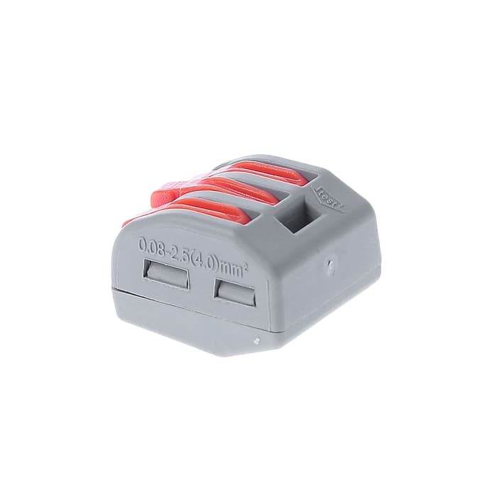 Клемма компактная соединительная Smartbuy, 3 отверстия с рычагами