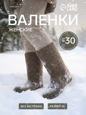 Валенки женские некрашеные, размер 36 (24 см)