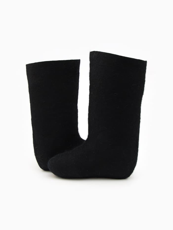 Валенки женские, размер 38 (26), чёрные