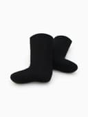 Валенки женские, размер 39 (27), чёрные