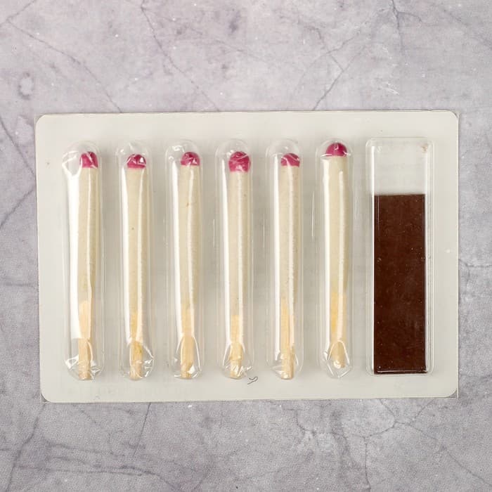 Спички охотничьи в блистере наполнением 6 шт.