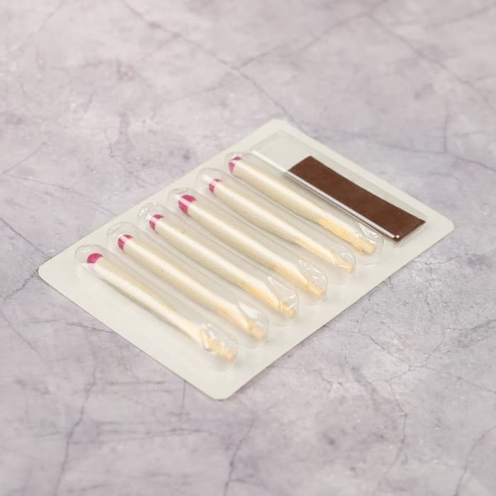 Спички охотничьи в блистере наполнением 6 шт.