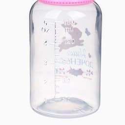 Бутылочка для кормления 3 в 1 «Чудесная малышка», в комплекте ложка и носик-поильник, 150 мл, от 6 мес., розовый