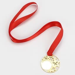 Медаль под нанесение «Ты звезда», золото, d=5 см, с лентой