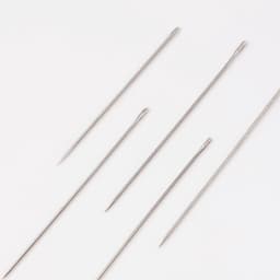 Иглы швейные в пластиковой коробочке, 10 шт., МИКС