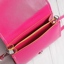 Сумка детская для девочки «Единорог в цветах», на клапане, розовая, 15×4×12 см