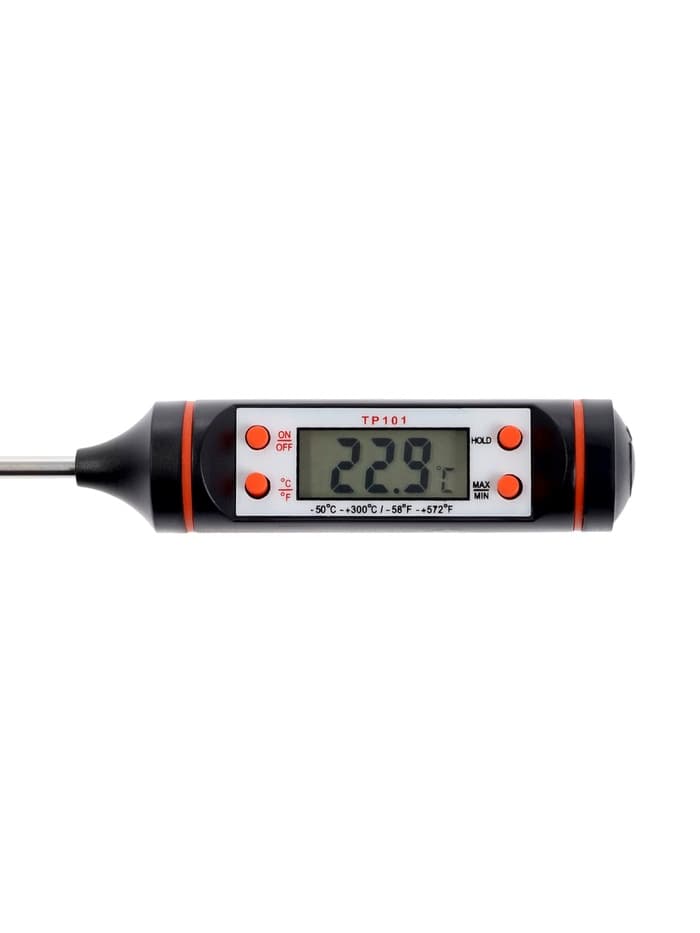 Термощуп кухонный Luazon, max 300 °C, от батареек LR44, чёрный
