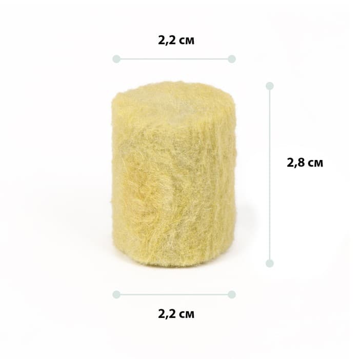 Пробка минераловатная «Эковер», для рассады, d=22 мм, h=28 мм, набор 100 шт.